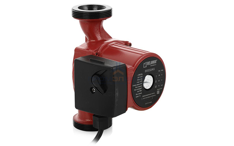 Насос циркуляционный Belamos BRS 32/8G - 0,27 кВт (однофазный, PN10, Qmax 160 л/мин, Hmax 8 м)