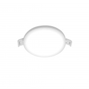 06-16 Светодиодная панель встраиваемая круглая 220В, 7Вт, 560Лм, CRI:80Ra, Ф95/75мм, алюминиевый корпус, изолированный драйвер, 4500К