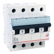 Автоматический выключатель Legrand TX3 B16A 4П 6kA (автомат электрический)