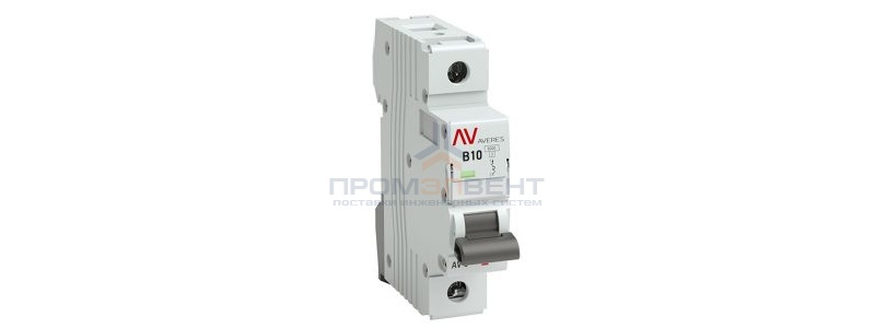 Выключатель автоматический EKF AVERES AV-6 10A (B) 1P однофазный 6kA