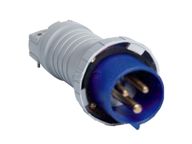 Вилка кабельная ABB 263 P6W IP67 63A 2P+E