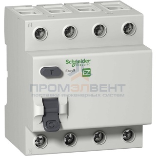 УЗО Easy9 4П 40А 100мА AC 230В Schneider Electric